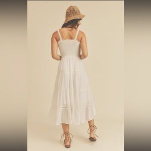 To The Max pretty white summer dress